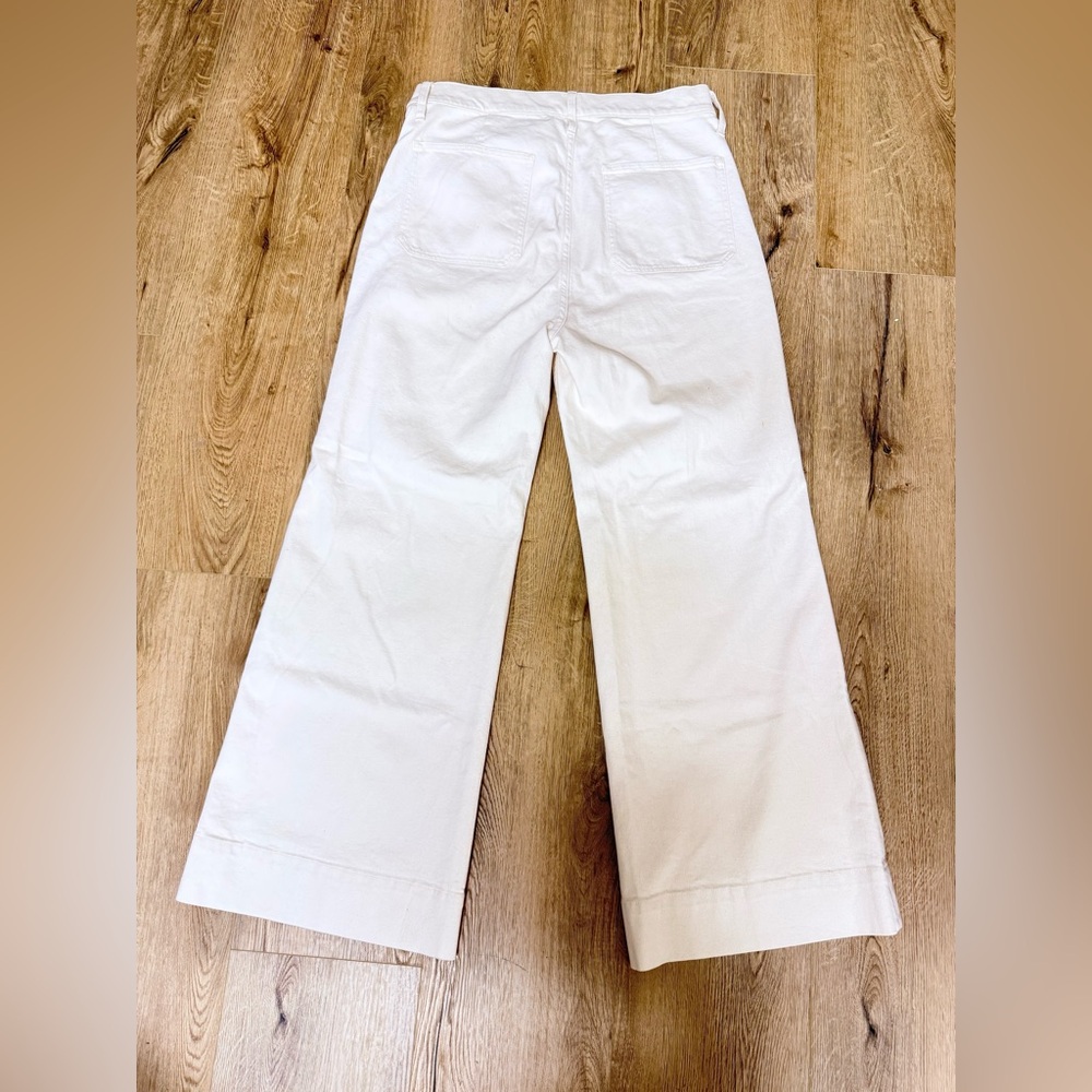 J crew Sailor denim trouser in ecru - Picture 5 of 5
